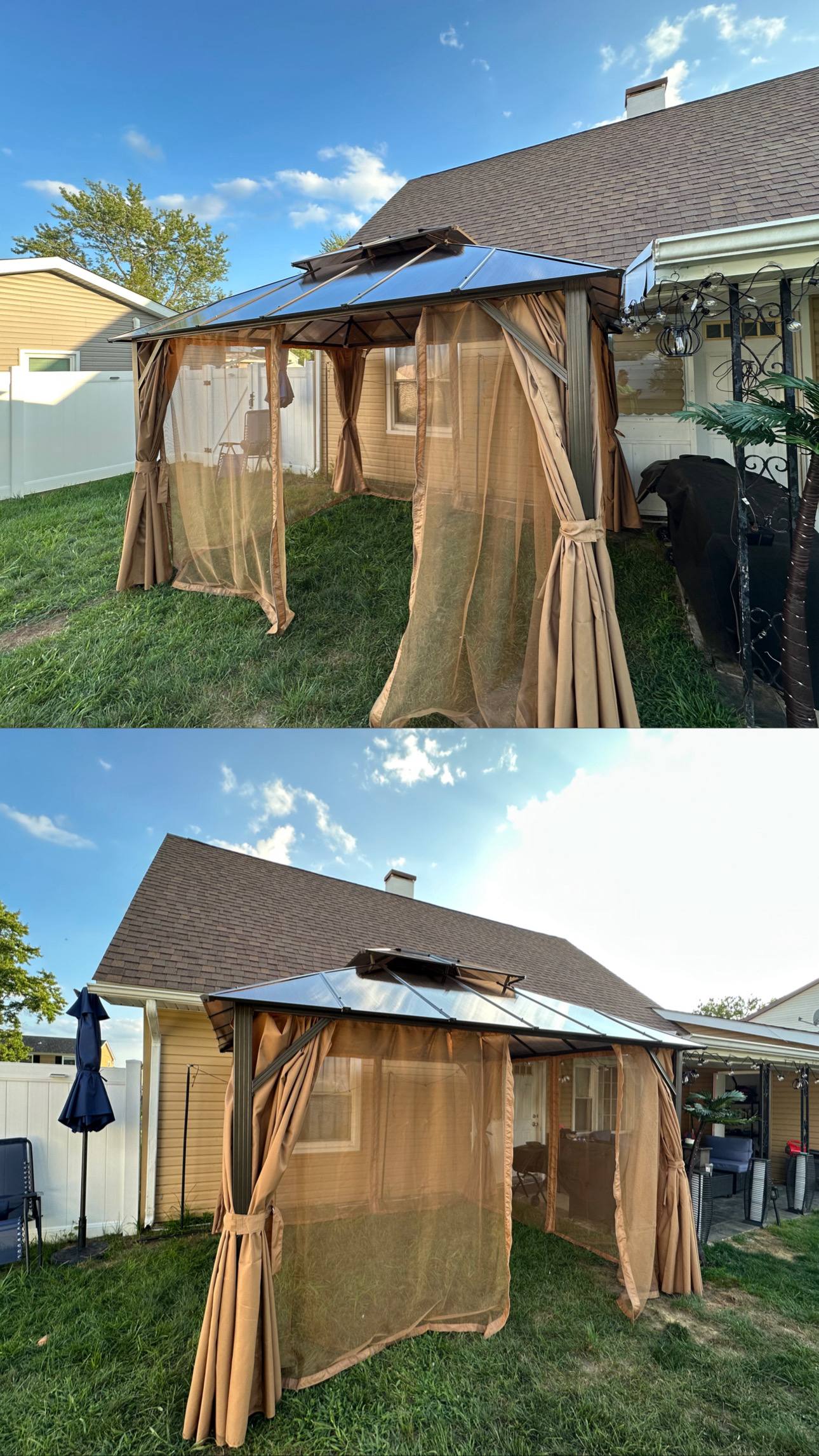 Completed gazebo project